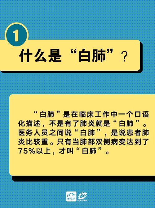 出現白肺怎麼治如何避免新冠感染出現肺炎解答來了