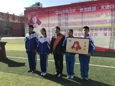 全市青少年学雷锋树新风志愿服务见行动活动启动